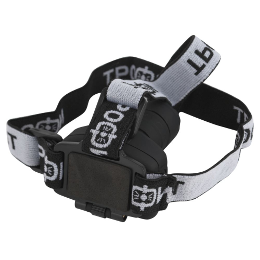 Фонарь налобный светодиодный Трофи Налобные GB-301 на батарейках мощный яркий 2 режима черный с регулируемым фокусом