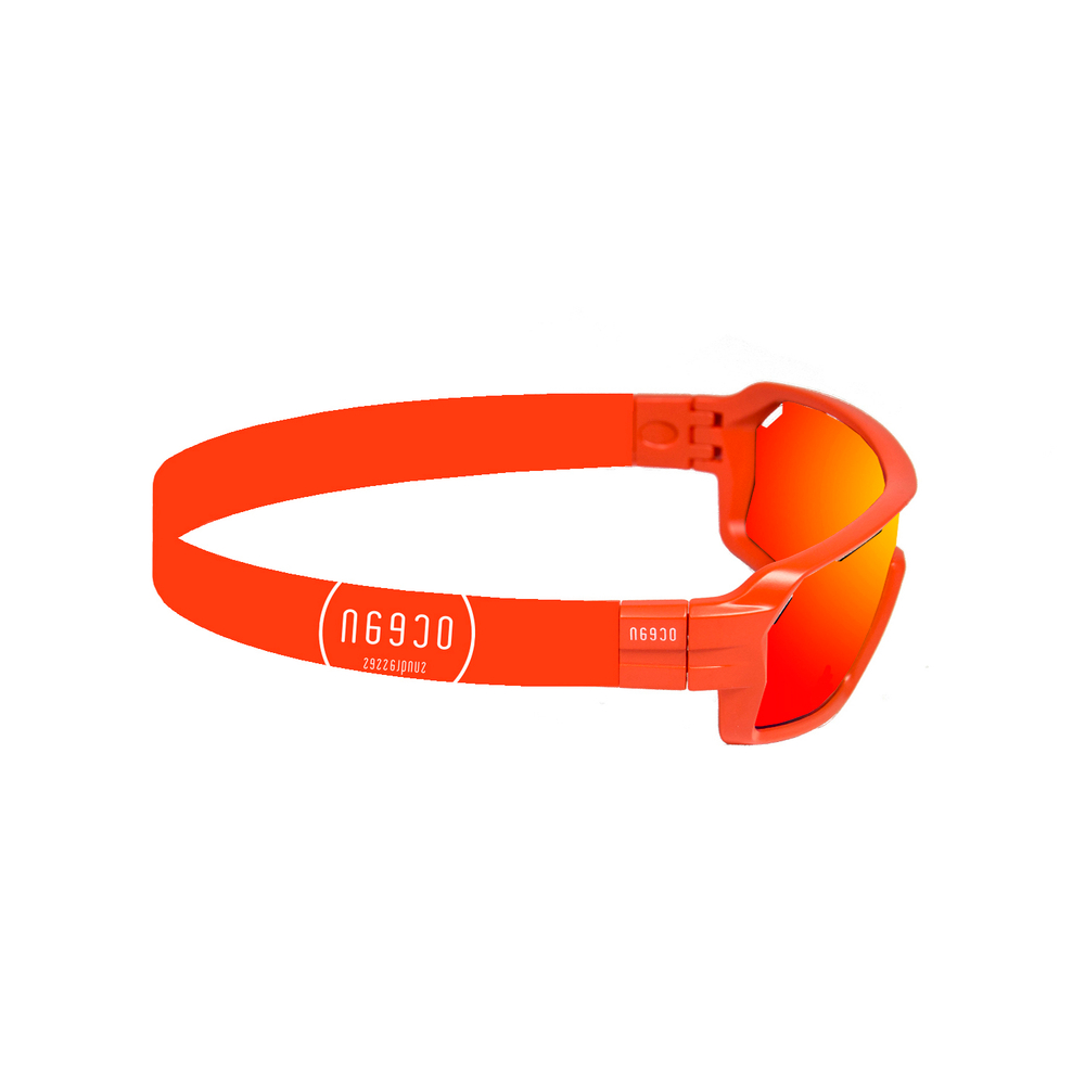 Спортивные очки с диоптриями OCEAN Chameleon Matt Orange / Revo Orange Polarized lenses