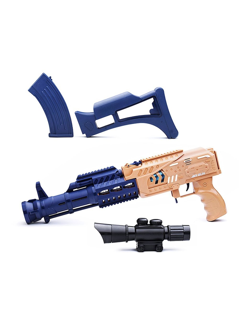 Автомат игрушечный с мягкими пулями (2388-23)