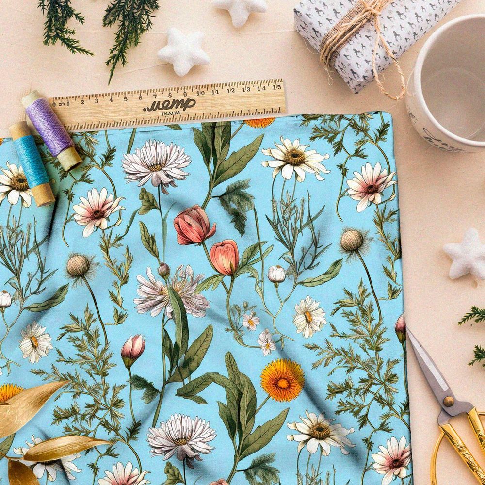 Ткань премиум Оксфорд 600D полевое разноцветие