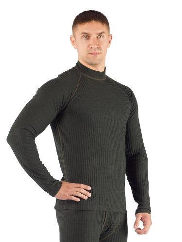 Футболка мужская SWU / дл. рукав / комбинир 180/ зеленый / XXL, SWU620XXL