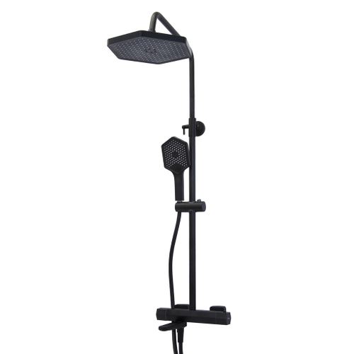 Душевая система 35к HB24726-7 HAIBA лейка "Тропический душ" ЧЕРНЫЙ