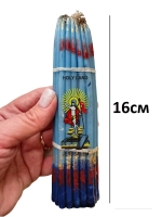Иерусалимские свечи голубые 16см