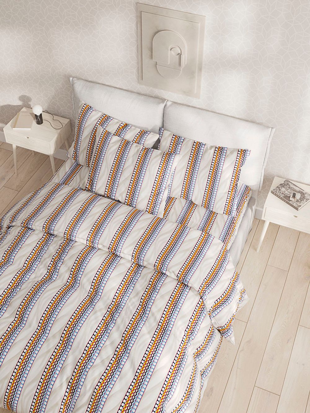 Простынь на резинке Сказка "Sweet Life (компаньон)" 90х200 см, перкаль