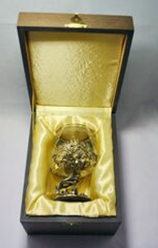 Бокал для коньяка Охота на Глухаря в подарочном футляре