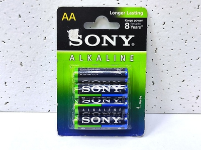 Батарейка алкалиновая Sony AA