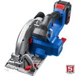 ЗУБР Т7, 20 В, d190 мм, 1 АКБ (4 А·ч), бесщеточная пила циркулярная, Профессионал (CPB-190-41)