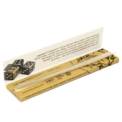 Бумага для сигарет блок "The Bulldog" Brown KS Slim 107x44мм 14г/м 33л*50шт