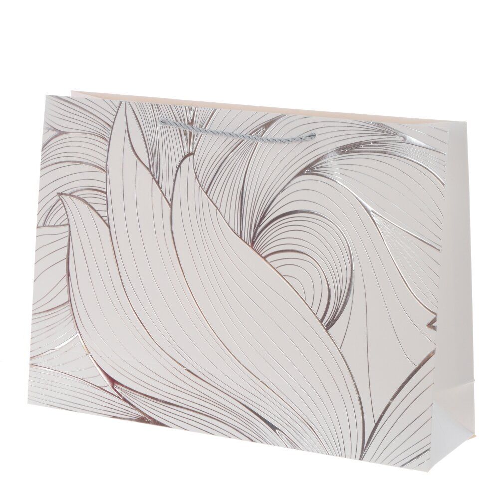 GAEM Пакет подарочный L (бумага 210г/м2, блок 12шт), L45 W12 H32 см, 4в.