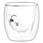 Чашка стеклянная с рисунком dog, 250 мл