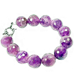 Браслет "Раут 14" аметист светлый