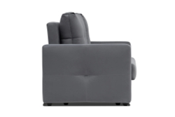 Диван Отто, шагающая еврокнижка, велюр, тёмно-серый