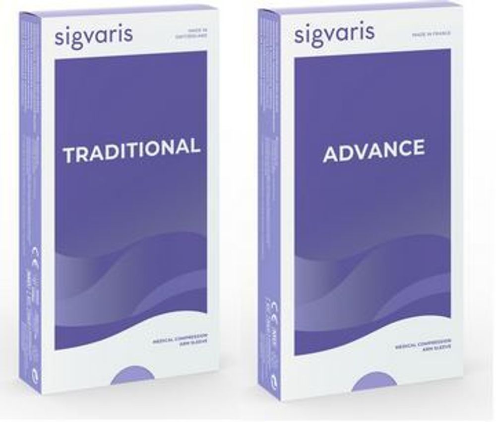 Рукав Sigvaris Traditional с перчаткой с фиксирующим ремнем, 2 класс компрессии