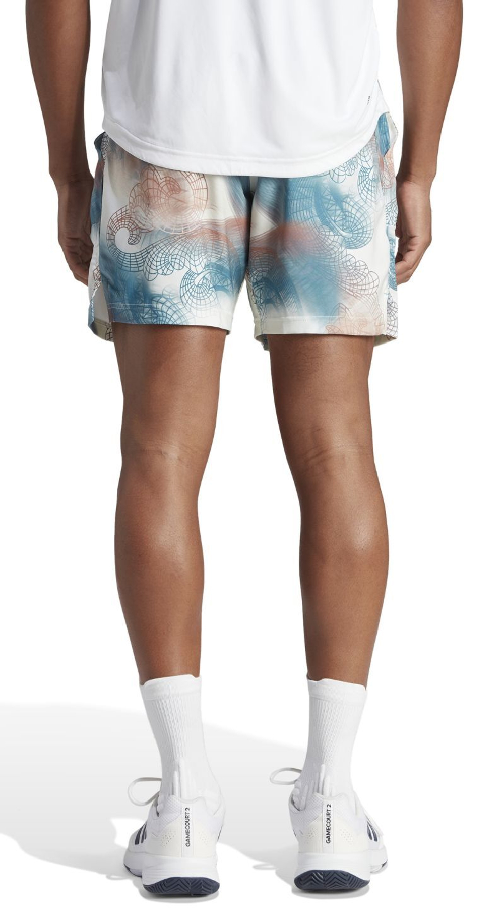Мужские теннисные шорты Adidas Printed Tennis Short Pro - разноцветный