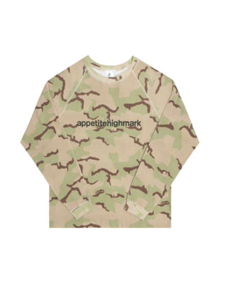 Лонгслив Appetite Waffle Longsleeve "Camo"