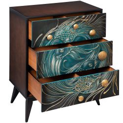 Ручка мебельная Лагуна 90 Амбер