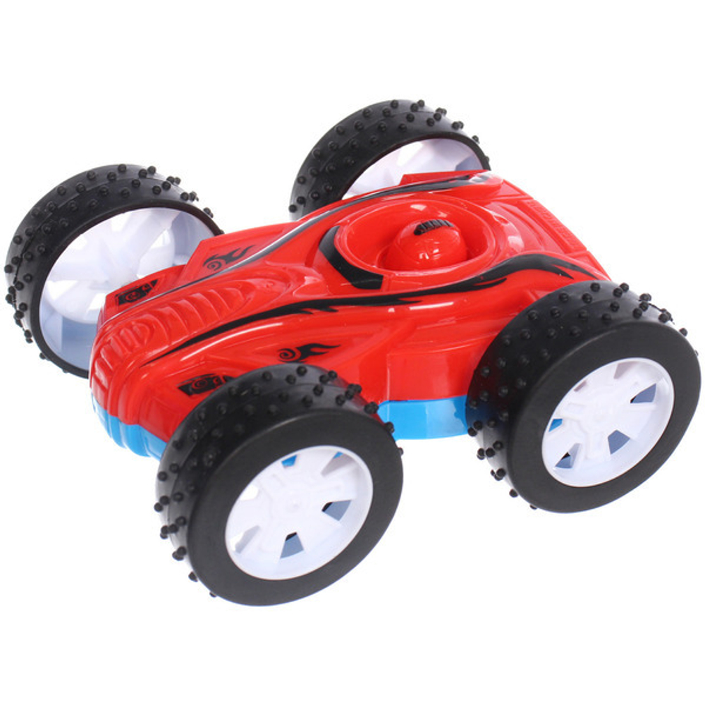 Машина инерционная «Трюкач», 12,6*10,3*5,5 см, вращающаяся 360°, в шоу-боксе, микс