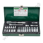 Набор инструментов на 1/4" Hans, 2626M