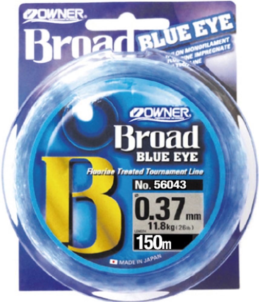 Леска Owner Broad Blue Eye 0,18мм 150м