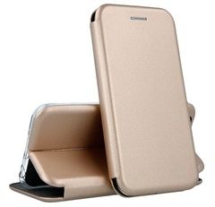 Чехол-книжка из эко-кожи Deppa Clamshell для Samsung Galaxy A02, M02 (Золотой)