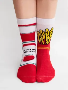 Носки "Картошка+Кетчуп" 35-40