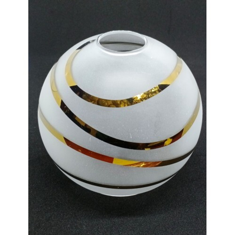 Плафон стеклянный "Золотая полусфера"