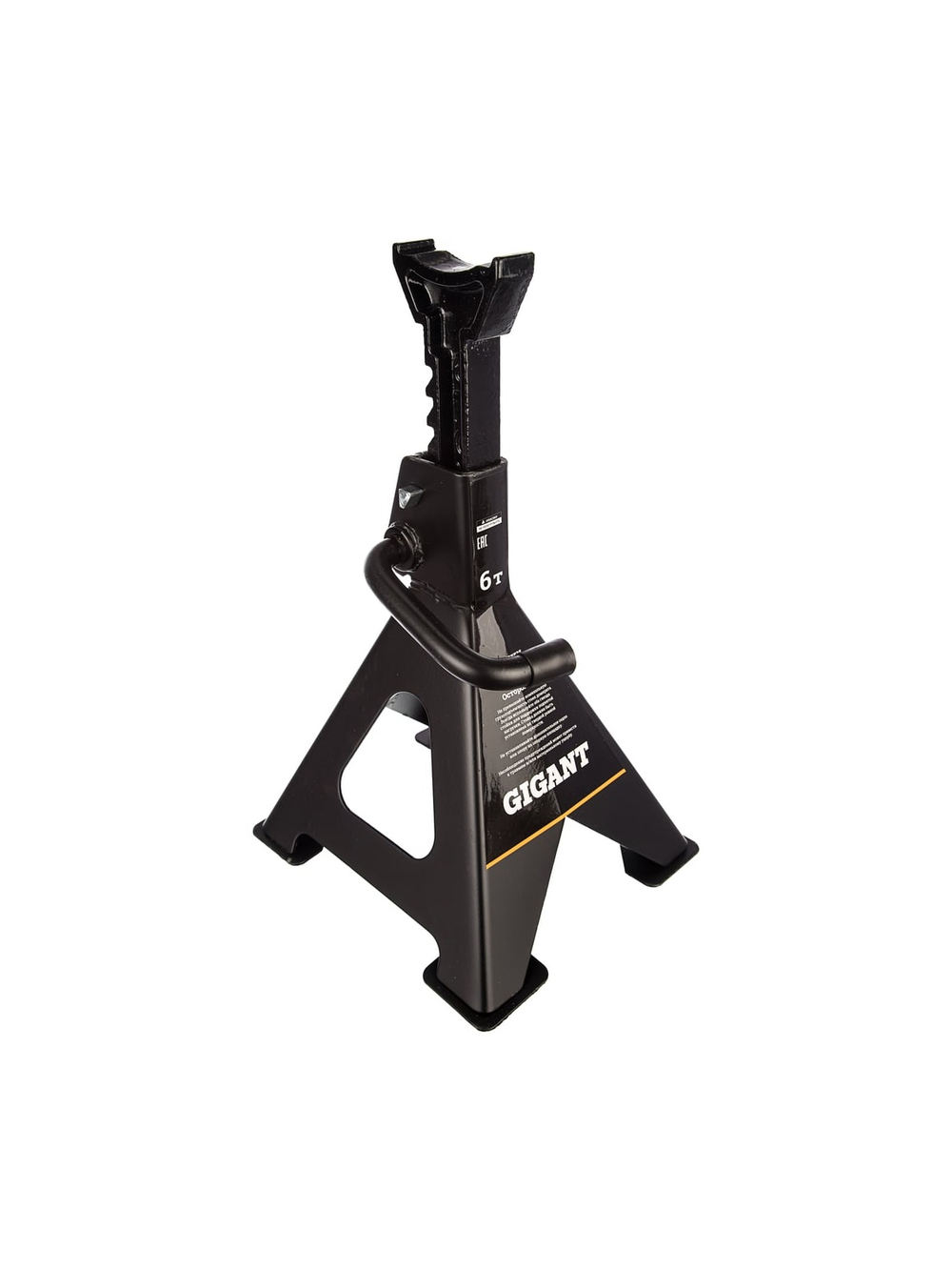 Усиленная страховочная подставка 6Т, 2 шт Gigant, макс. рабочая высота 600мм, мин. рабочая высота 385мм, HDS-6