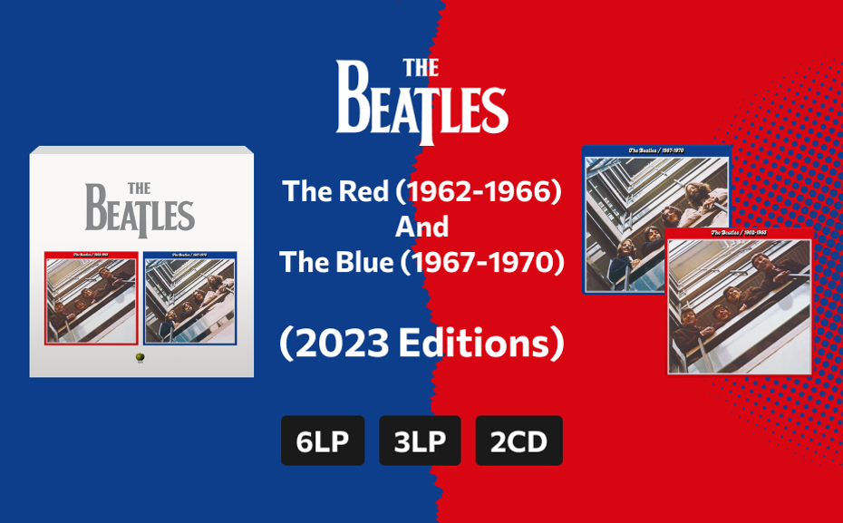 The Beatles — The Red (1962-1966) And The Blue (1967-1970)(2023 Editions)