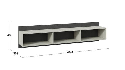 Полка навесная «Оксфорд-2»