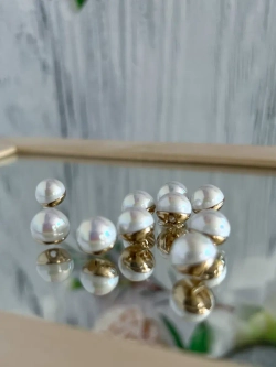 Декоративные пуговицы Жемчужина круглая 10