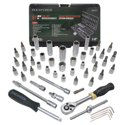 Набор инструментов 51пр. 1/4''(4-14мм, 6-гран.) RockForce##Rock FORCE RF-2512-5