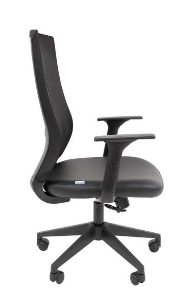 Офисное кресло Chairman 500LT Россия экокожа черный/TW-01 черный Б/П