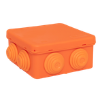 Коробка огнестойкая E45 85x85x40мм с клеммниками 5 полюсов 0,5-10мм2 IP55 HF EKF