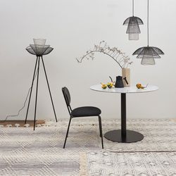 Торшер Vinger, 153 см, черный/серый/белый