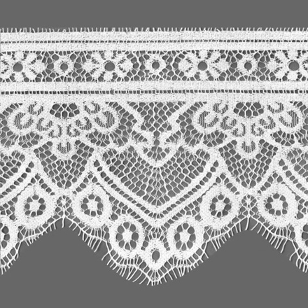 Кружево французское ш.15см. ХJ075  белый