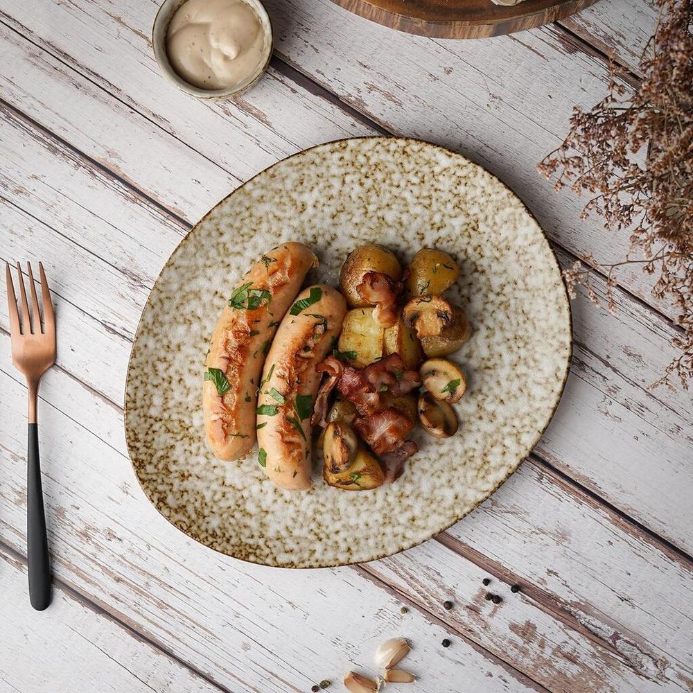 Тарелка d 28,5 см Brown Spider Silk P.L. Proff Cuisine [6]