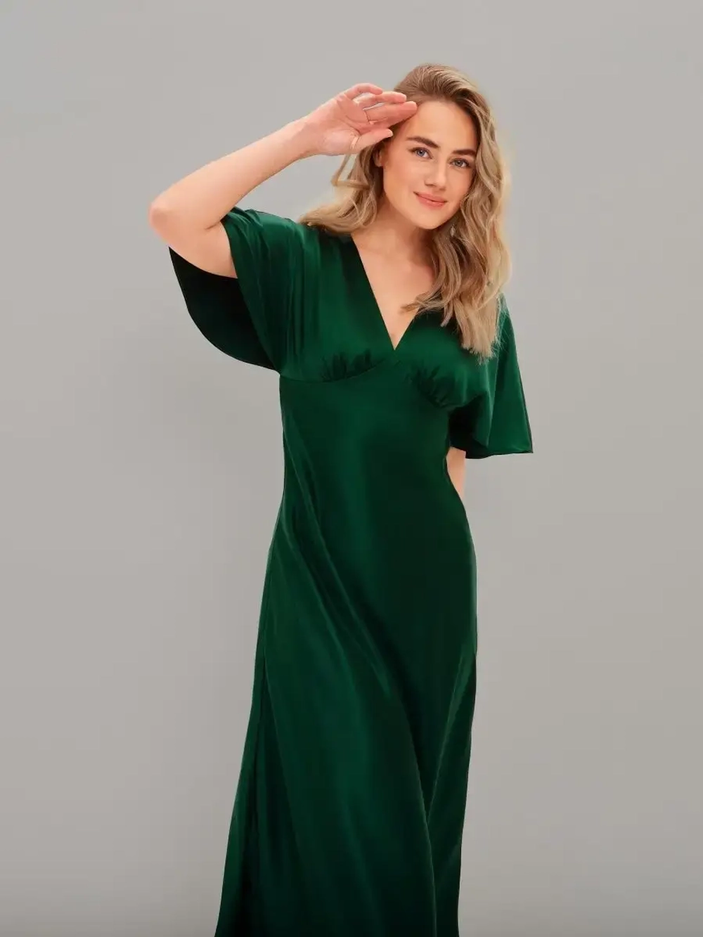 Платье комбинация шелковое с крылышками