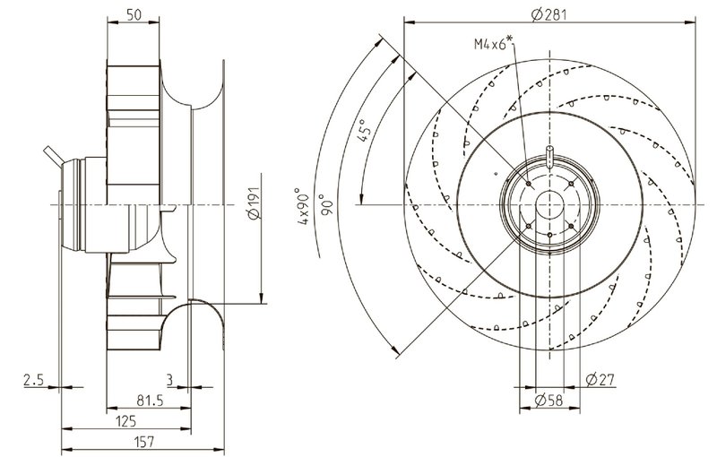 Мотор-колесо RH28L-2EP.WD.1R