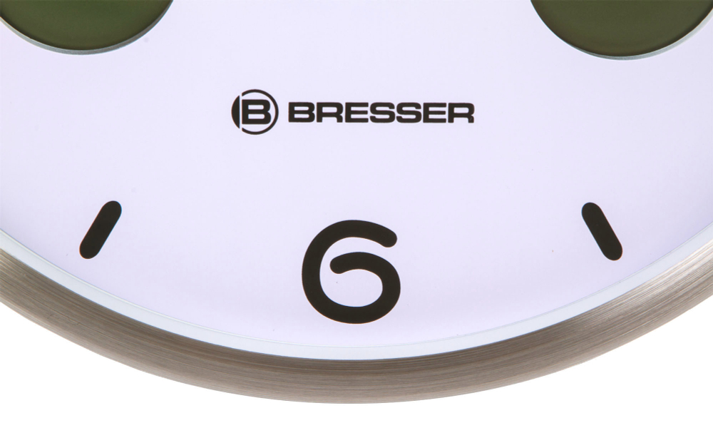 Часы настенные Bresser MyTime io NX Thermo/Hygro, 30 см, белые
