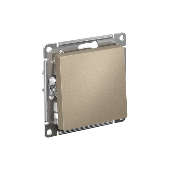 Выключатель 1-кл. СП AtlasDesign 10А IP20 (сх. 1) 10AX механизм шампань SE ATN000511