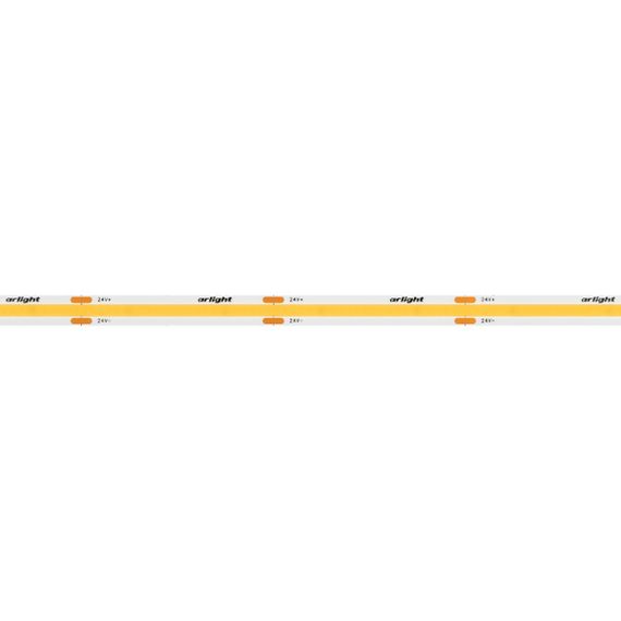 Светодиодная лента Arlight 8W/m 480LED/m CSPSMD теплый белый 5M COB-X480-8mm 24V Warm2700 039060