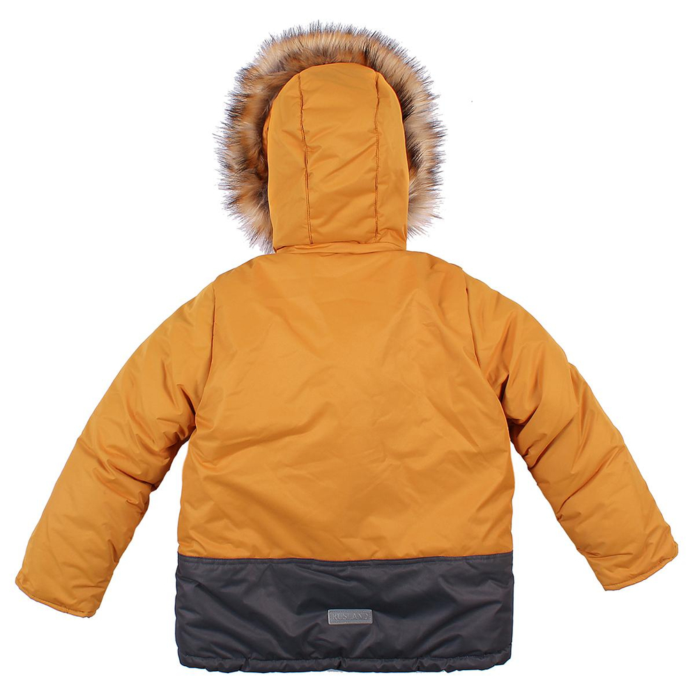 Комплект зимний д/мальчика р.134, горч. (Rusland) А 22-22