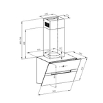 Кухонная вытяжка MAUNFELD Mersey 50 белый\вставка сатин фото 9