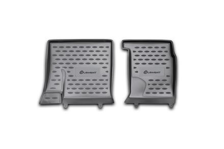 Коврики в салон NISSAN Qashqai +2, 2008-2014 3-й ряд 2 шт. (полиуретан)