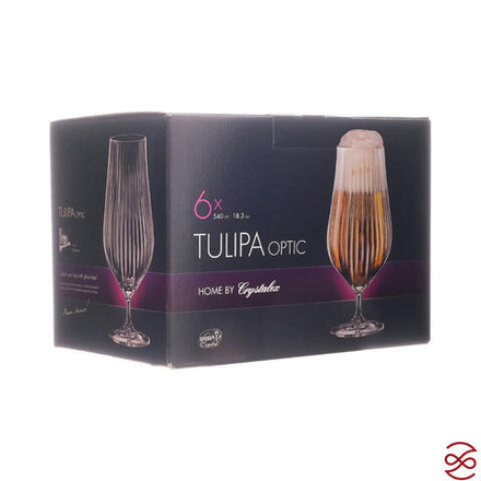 Набор бокалов для пива Crystalex Tulipa optic 540 мл (6 шт)
