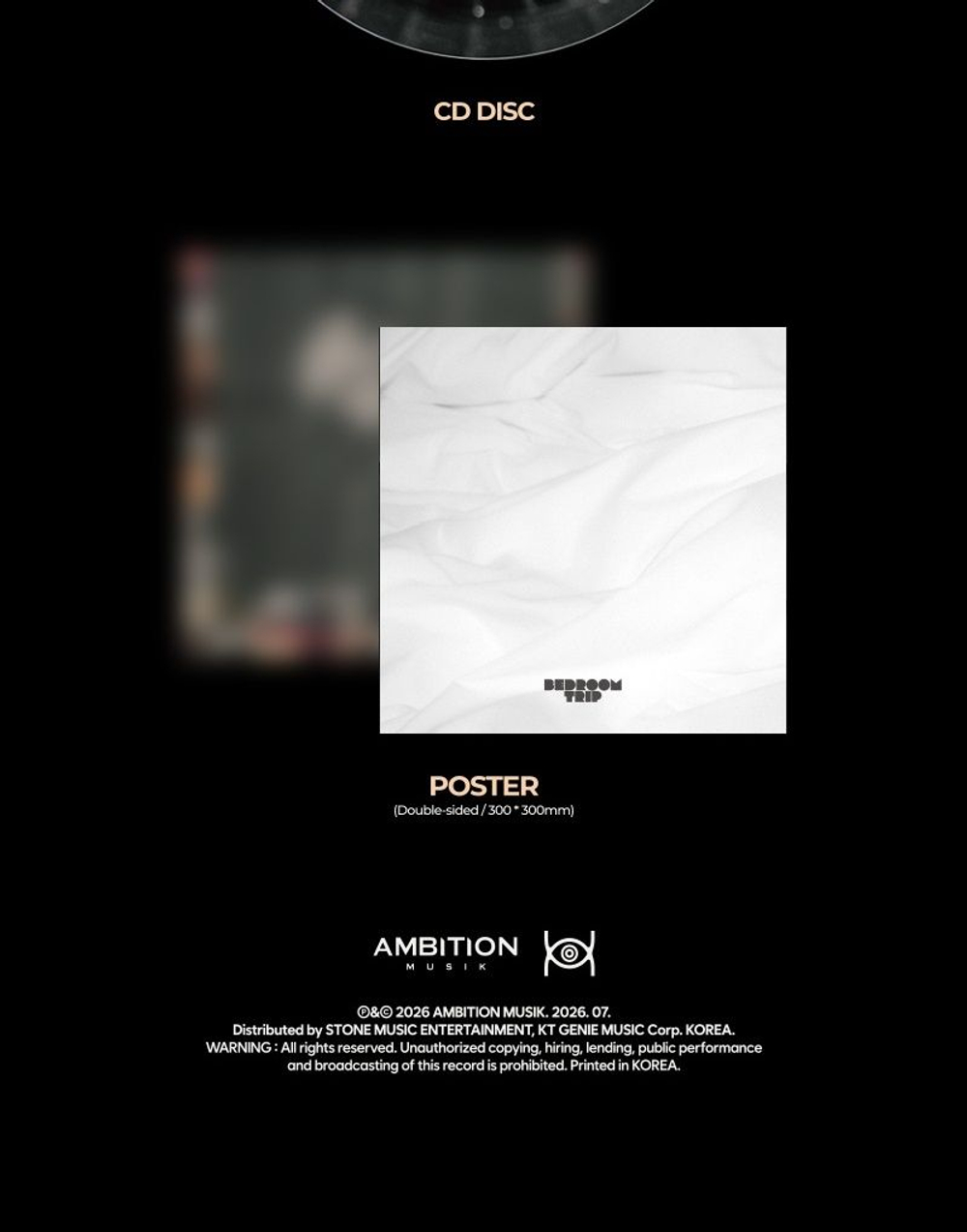 (ПРЕДЗАКАЗ) Альбом UNTELL - BEDROOM TRIP Album