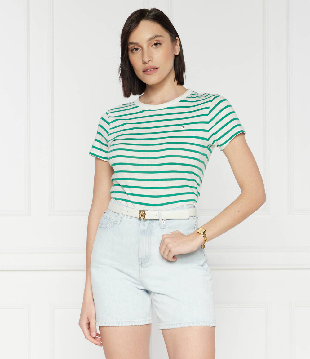 Футболка Tommy Hilfiger - зеленый(WW0WW37857)