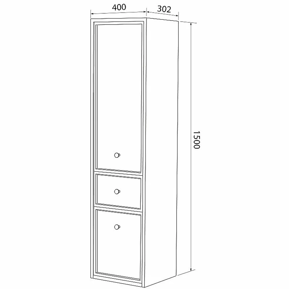 Пенал Iddis Torr 40 TOR40D0i97 темно-серый