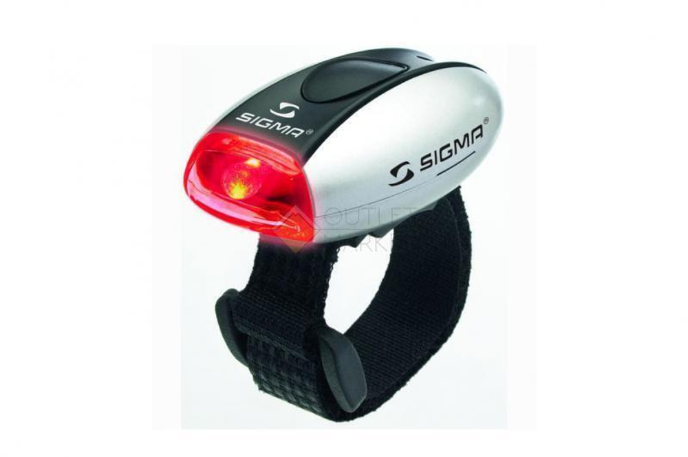 Фонарь велосипедный SIGMA MICRO LED RED серебро