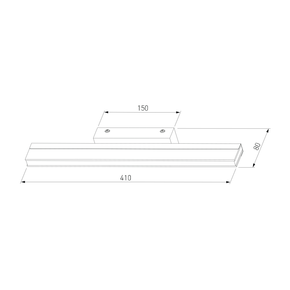 Настенный светодиодный светильник Tabla Tabla LED хром
